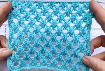 Mesh Stitch Knitting Pattern