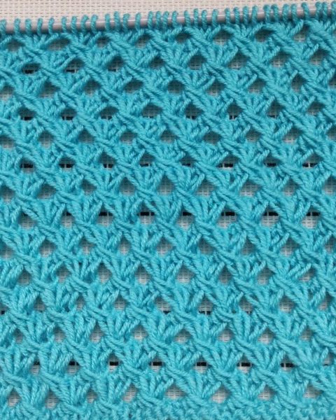 Mesh Stitch Knitting Pattern