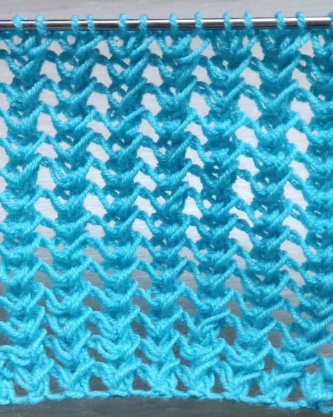 Mesh Stitch Knitting Pattern