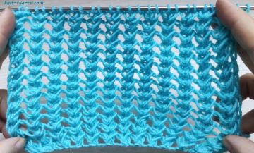Mesh Stitch Knitting Pattern