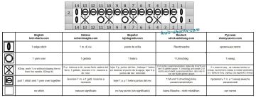 mesh stitch chart