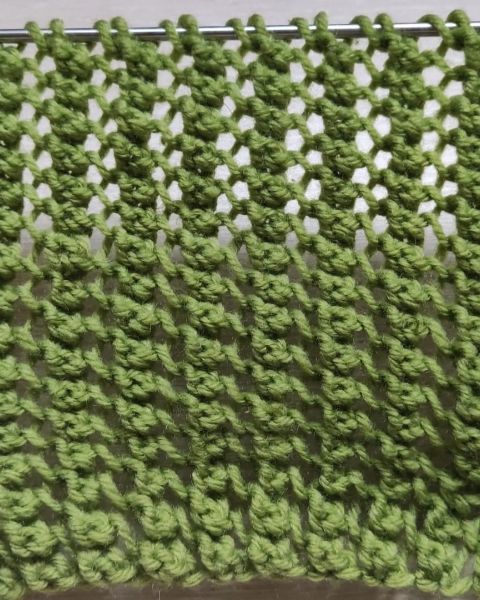 Mesh Stitch Knitting Pattern