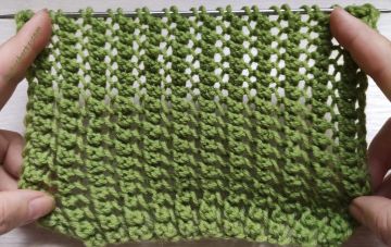 Mesh Stitch Knitting Pattern