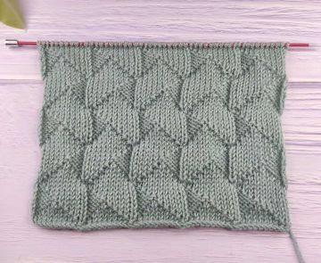 Geometric Knitting Pattern