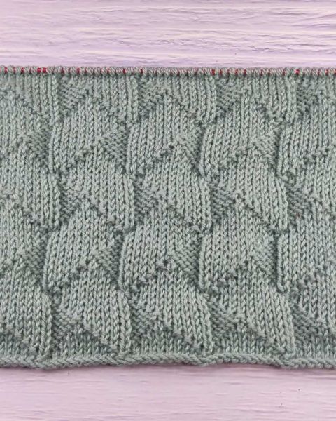 Geometric Knitting Pattern