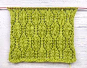 Lace Hexagon Knitting Pattern