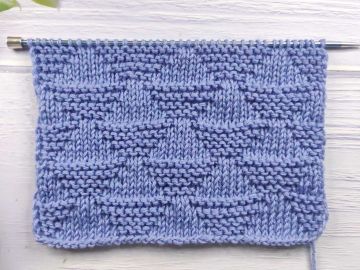Geometric Pattern with Garter Stitch #19