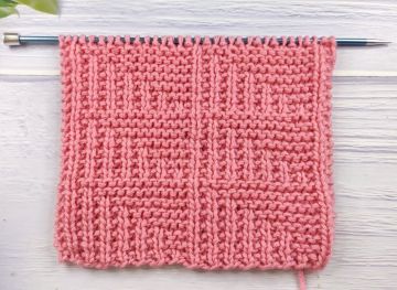 Textured Triangles - Geometric Stitch Knitting