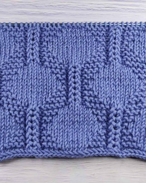 Geometric Knitting Pattern