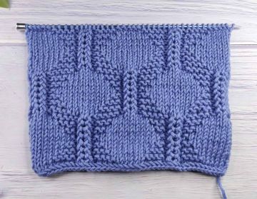 Geometric Knitting Pattern