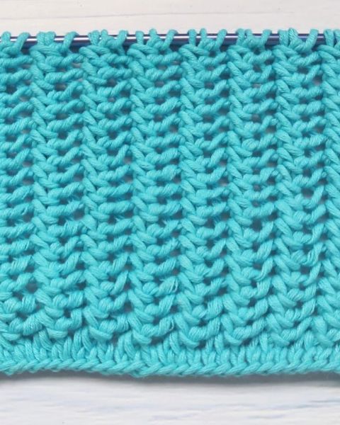 Mesh Stitch Knitting Pattern