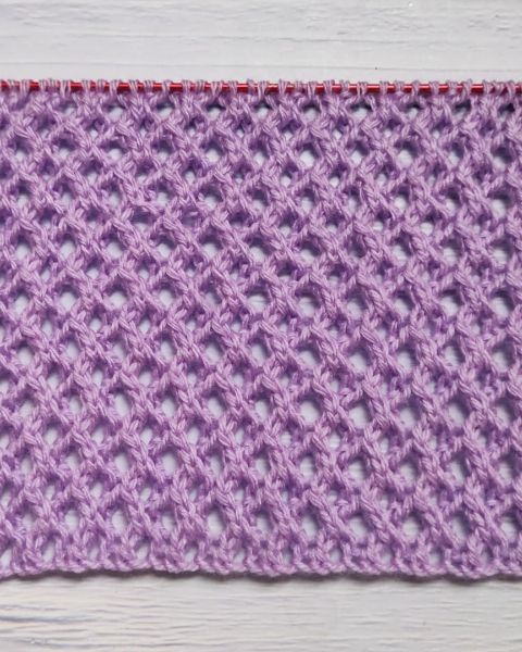 Mesh Stitch Knitting Pattern