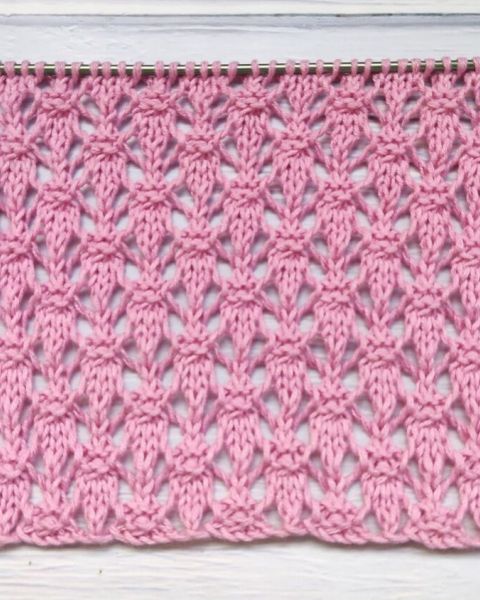 Mesh Stitch Knitting Pattern