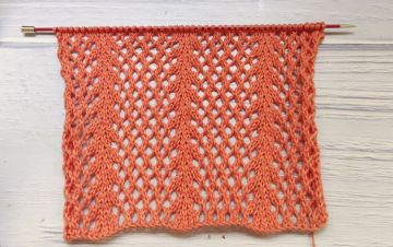 Mesh Stitch Knitting Pattern