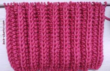 False English Rib Knitting Pattern