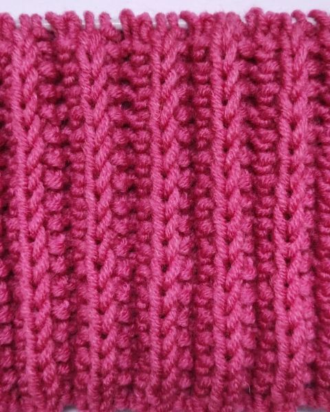 False English Rib Knitting Pattern
