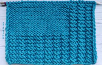Rib Stitch Knitting Pattern for Beginners