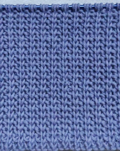 Rib Stitch with Perfect Edges in knitting