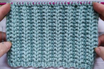 Rib Stitch Knitting Pattern