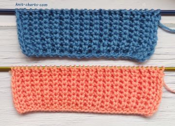 Rib Stitch Knitting Pattern