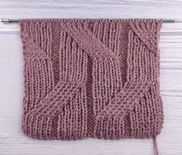Fancy Rib Stitch Knitting Pattern