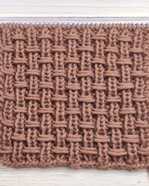 Basketweave Ribbing Stitch