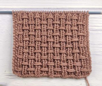 Basketweave Ribbing Stitch