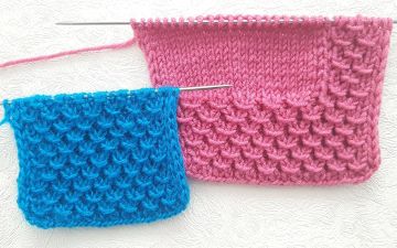 Fancy Rib Stitch Knitting Pattern