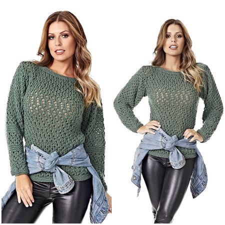 Lace Pattern Sweater