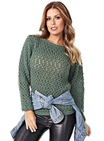 Lace Pattern Sweater
