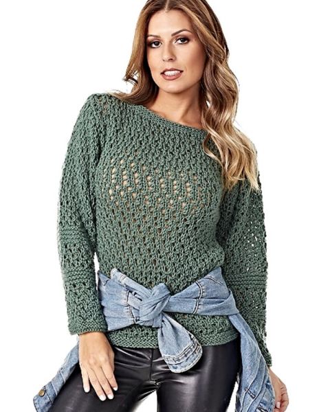 Lace Pattern Sweater