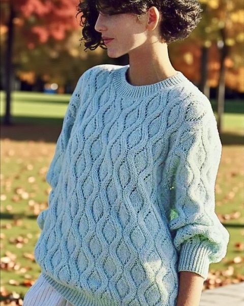 Diamond Pattern Sweater