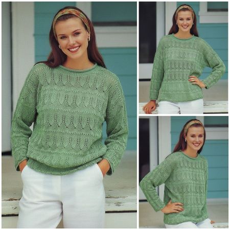 Lace Sweater Knitting Pattern