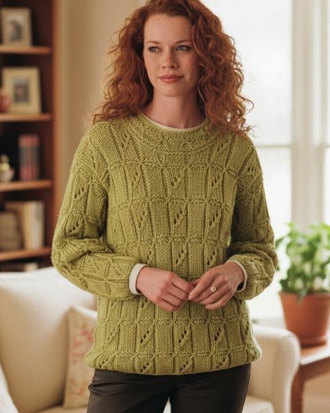 Sweater in Fantasy Pattern