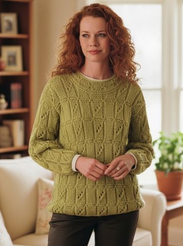 Sweater in Fantasy Pattern
