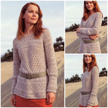 Lace Sweater Knitting Pattern
