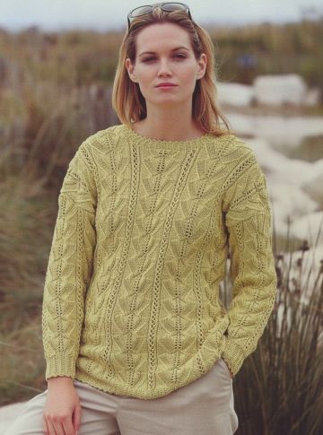 Sweater with Fantasy Pattern