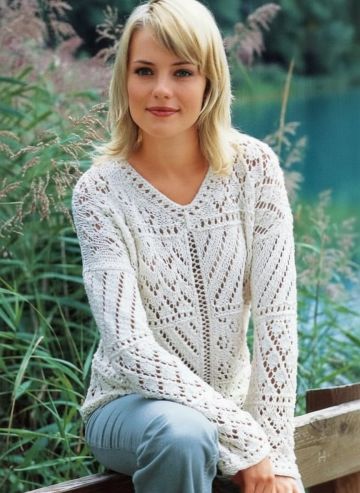 Patchwork Style Lace Sweater