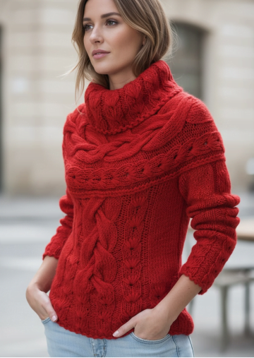 Round Yoke Sweater