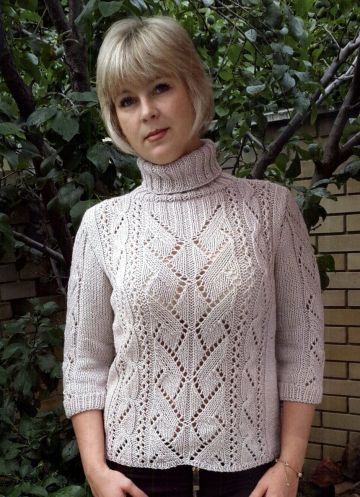 Sweater with 3/4 Sleeves