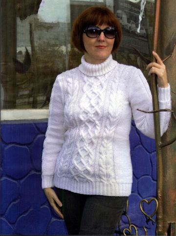 Sweater with Cables