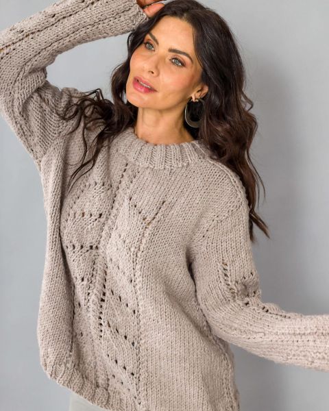 Center Fancy Panel Sweater