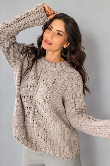 Center Fancy Panel Sweater