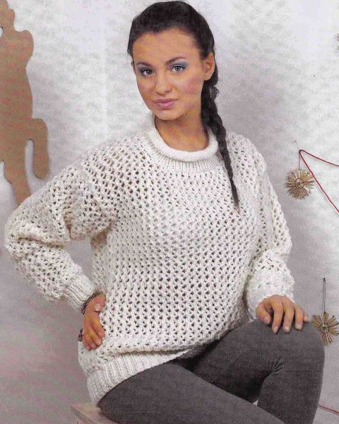 Mesh Sweater