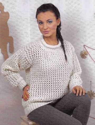 Mesh Sweater