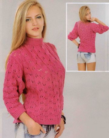 Pullover in Fancy Pattern