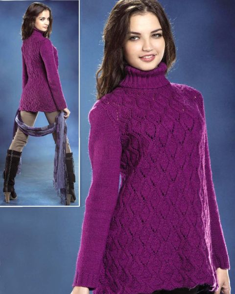 Sweater with Fancy Pattern