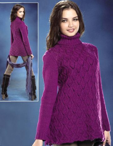 Sweater with Fancy Pattern