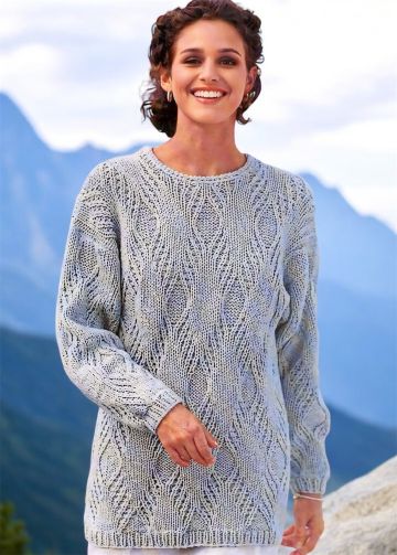Sweater in Fantasy Pattern