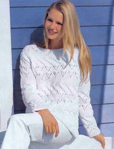 Sweater in Pattern Mix
